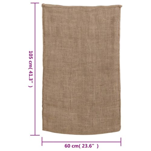  10 db jutazsák 60 x 105 cm 100% juta 220 gsm