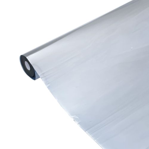  ezüst PVC tükröző statikus napsugárzás elleni fólia 60 x2000 cm