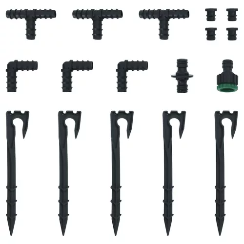  fekete gumi kerti esőztető tömlő 0,6 10 m"