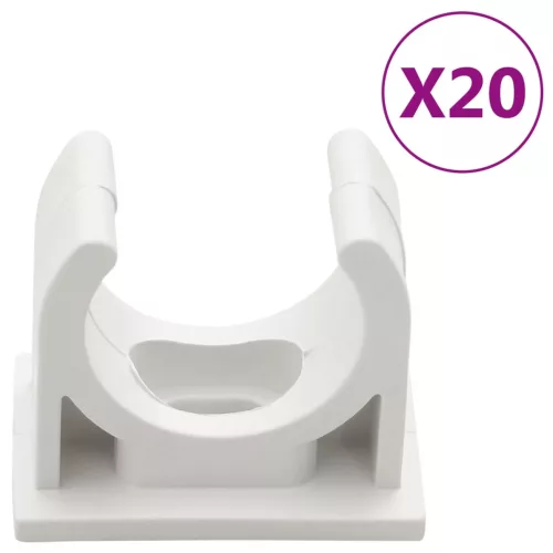  PVC kábelcsatornák kapcsokkal Ø20 mm 10 m