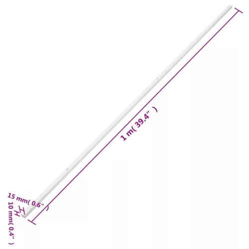  PVC kábelcsatornák 15 x 10 mm 10 m