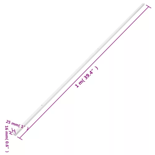  PVC kábelcsatornák 25 x 16 mm 10 m