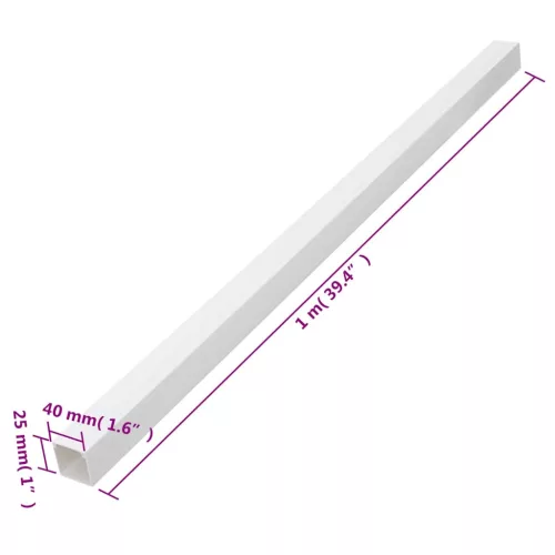  PVC kábelcsatornák 40 x 25 mm 30 m