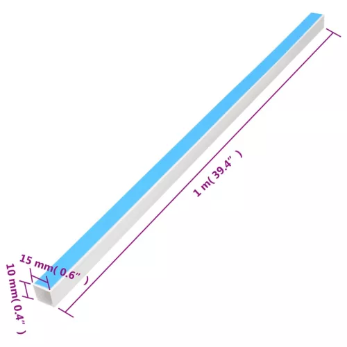  öntapadós PVC kábelcsatorna 15 x 10 mm 30 m