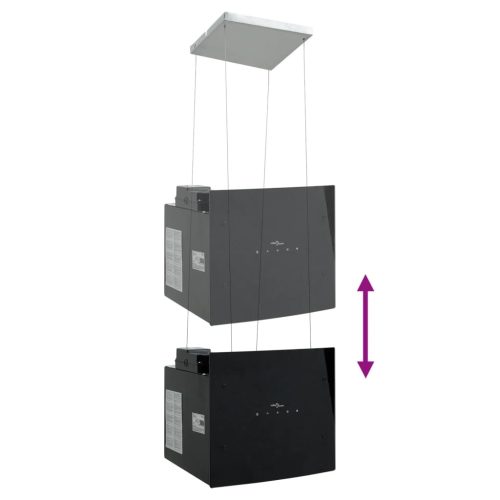  érintésérzékelős LCD sziget páraelszívó edzett üveggel