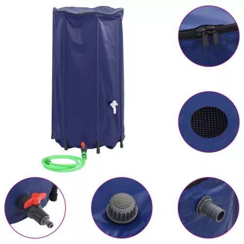  összecsukható PVC víztartály csappal 250 L