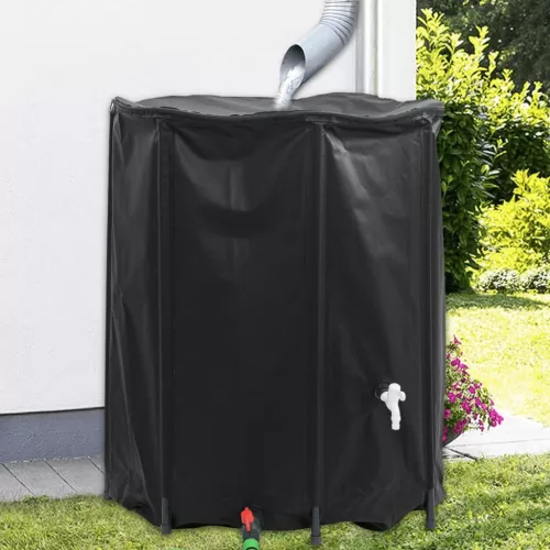  összecsukható PVC víztartály csappal 1250 L