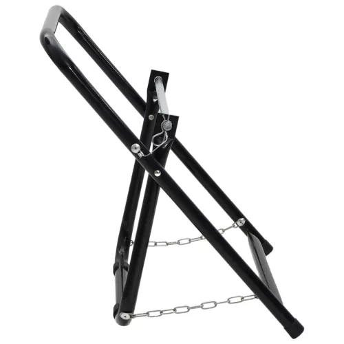  fekete porszórt acél tömlődobos kocsi 48 cm 45 kg