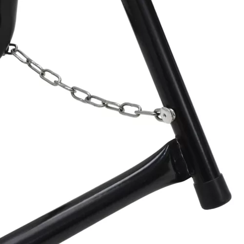  fekete porszórt acél tömlődobos kocsi 48 cm 45 kg