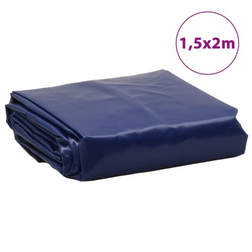  kék ponyva 1,5x2 m 650 g/m²