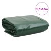  zöld ponyva 1,5 x 10 m 650 g/m²