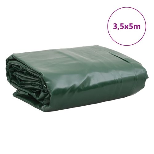  zöld ponyva 3,5 x 5 m 650 g/m²
