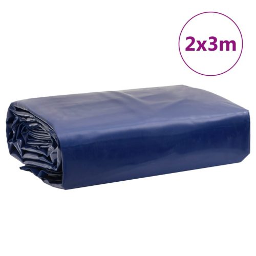  kék ponyva 2 x 3 m 650 g/m²