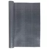 antracitszürke polyrattan erkélyparaván 400x80 cm