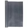  antracitszürke polyrattan erkélyparaván 400x90 cm