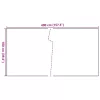  antracitszürke polyrattan erkélyparaván 400x100 cm