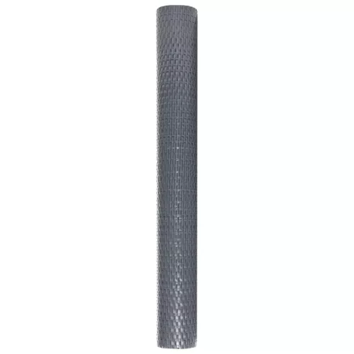  antracitszürke polyrattan erkélyparaván 500x90 cm