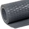  antracitszürke polyrattan erkélyparaván 500x100 cm