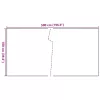 antracitszürke polyrattan erkélyparaván 500x100 cm