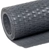  antracitszürke polyrattan erkélyparaván 600x100 cm