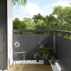  antracitszürke polyrattan erkélyparaván 1000x90 cm
