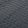  antracitszürke polyrattan erkélyparaván 1000x90 cm