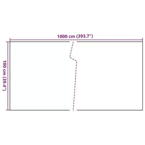  antracitszürke polyrattan erkélyparaván 1000x100 cm