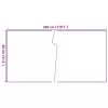  barna és fekete polyrattan erkélyparaván 300x80 cm