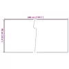  barna és fekete polyrattan erkélyparaván 300x90 cm