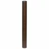  barna és fekete polyrattan erkélyparaván 500x90 cm