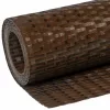  barna és fekete polyrattan erkélyparaván 1000x80 cm