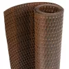  barna és fekete polyrattan erkélyparaván 1000x90 cm