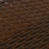  barna és fekete polyrattan erkélyparaván 1000x90 cm