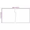  világosbarna polyrattan erkélyparaván 400x80 cm