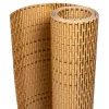  világosbarna polyrattan erkélyparaván 400x100 cm
