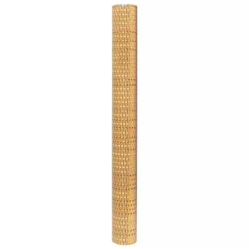  világosbarna polyrattan erkélyparaván 500x80 cm