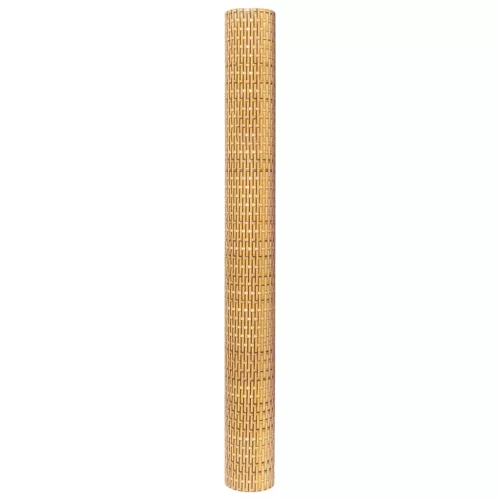  világosbarna polyrattan erkélyparaván 500x90 cm