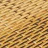  világosbarna polyrattan erkélyparaván 500x100 cm