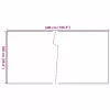  világosbarna polyrattan erkélyparaván 500x100 cm