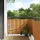 világosbarna polyrattan erkélyparaván 600x80 cm
