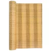  világosbarna polyrattan erkélyparaván 600x80 cm