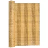  világosbarna polyrattan erkélyparaván 600x90 cm