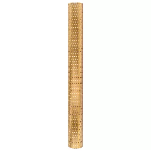  világosbarna polyrattan erkélyparaván 600x90 cm