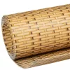  világosbarna polyrattan erkélyparaván 600x100 cm