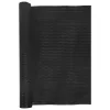  fekete polyrattan erkélyparaván 300x80 cm
