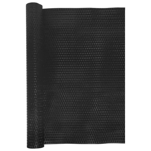  fekete polyrattan erkélyparaván 300x80 cm