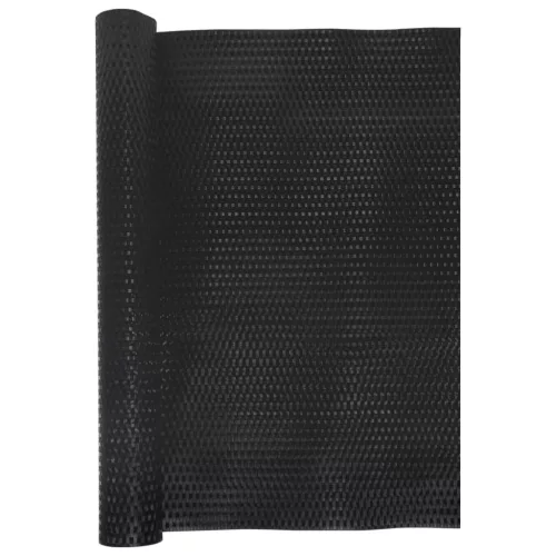  fekete polyrattan erkélyparaván 300x90 cm