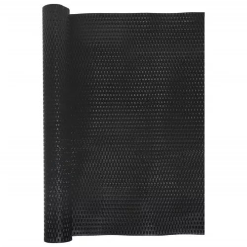  fekete polyrattan erkélyparaván 500x80 cm