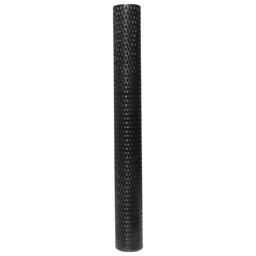  fekete polyrattan erkélyparaván 500x80 cm