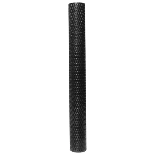  fekete polyrattan erkélyparaván 600x100 cm